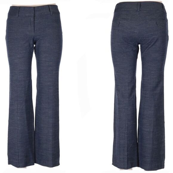 🐞Loft Blue Ann Wide Leg Pants Size 8/29 - Picture 1 of 12